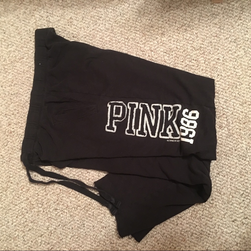 PINK | Victoria’s Secret | Black Sweatpants Large